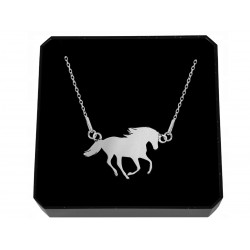 STERLING SILVER HORSE NECKLACE