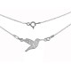 STERLING SILVER BICYCLE NECKLACE